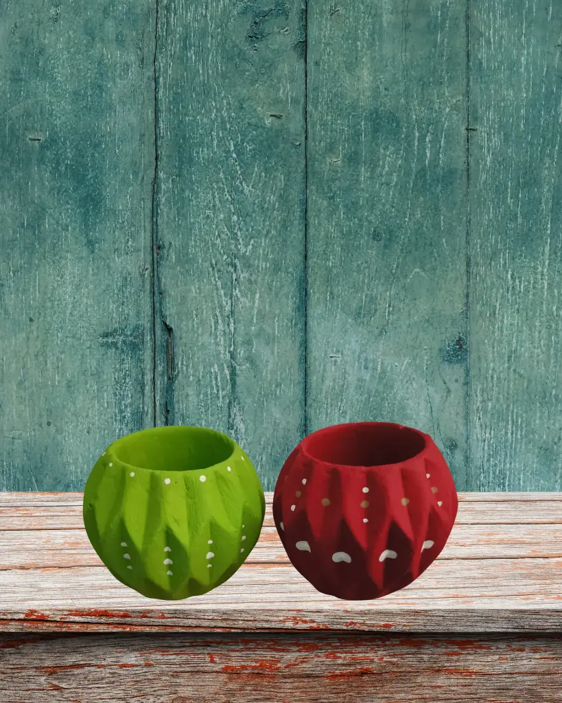 Macetas de Cemento Plegadas