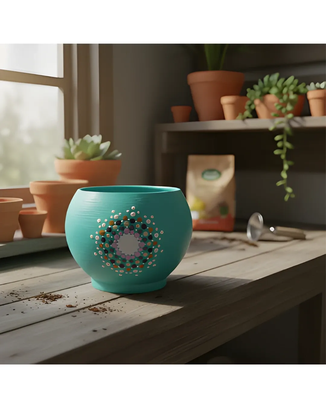 Maceta de cemento Copa