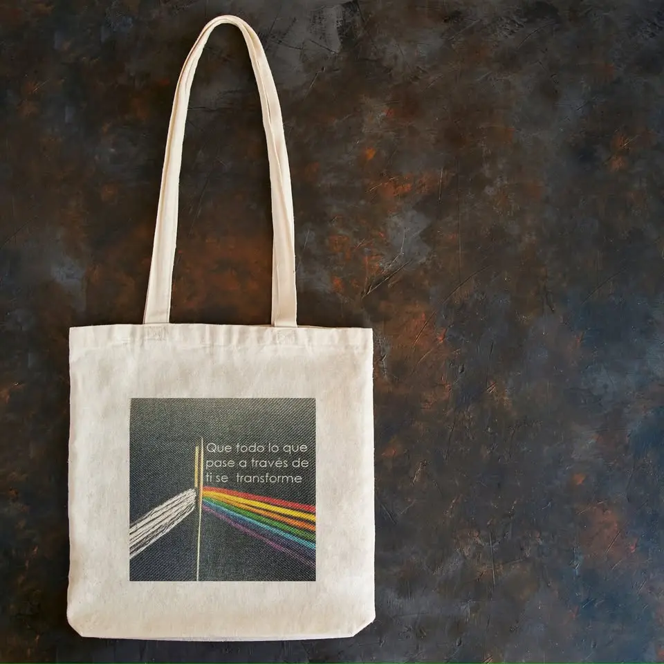 Bolsa de Tela con fuelle