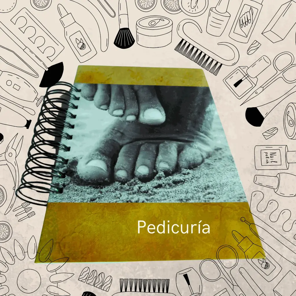 Libreta perpetua para pedicuría, podología
